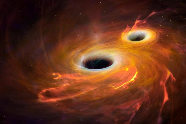 Black Holes Merging Illustration 777x518