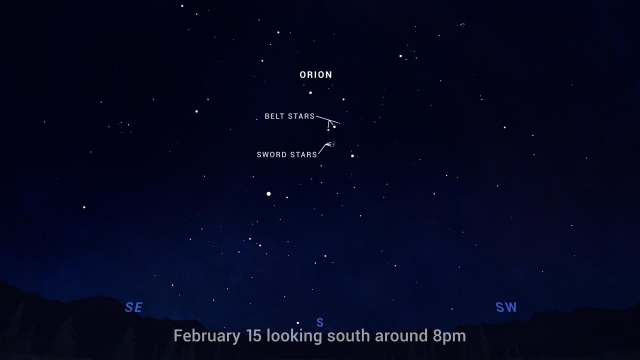 Orion February 2022 Skywatching