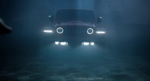 Jeep Wrangler Underwater