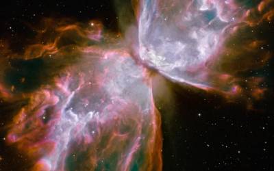   انتشار صدای صوت سحابی پروانه ای توسط تلسکوپ هابل