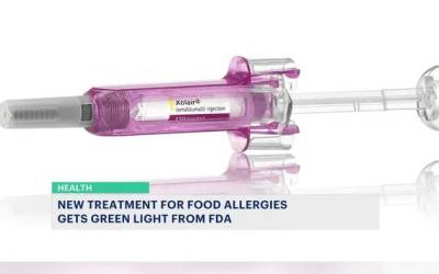 داروی Xolair : اولین داروی درمان آلرژی غذایی
