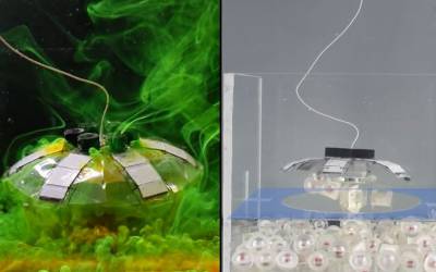 ساخت ربات عروس دریایی برای پاکسازی کف اقیانوس ها!