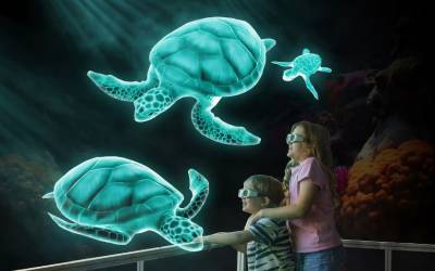 اولین باغ وحش هولوگرام جهان با جلوه های سه بعدی در استرالیا!!
