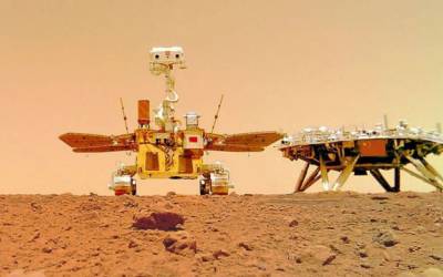 فرود مریخ نورد ژورونگ در سیاره سرخ (ویدیو)