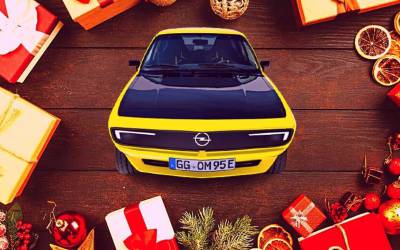 خودرو اوپل مانتا هدیه کریسمس(گالری تصاویر)