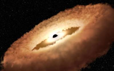 هابل یک سیاهچاله غول پیکر را در حال بلعیدن یک ستاره شکار کرد