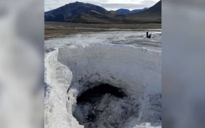 نشانه های حیات در چشمه های نمکی قطب شمال پیدا شد