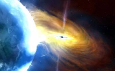 اشعه ایکس قطبی شده راز ماده داغ اطراف سیاهچاله را فاش کرد