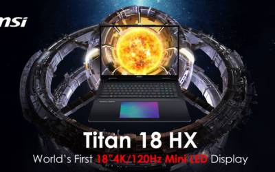 لپ تاپ MSI Titan 18 HX : اولین لپ تاپ مینی LED جهان در سال 2024