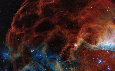تصویری دیدنی از صخره کیهانی،"دنیای زیر دریا" در فضا